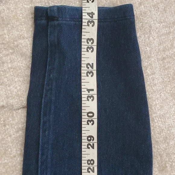 Spanx woman's blue pullup stretch jeans leggins size s/p - Picture 7 of 8